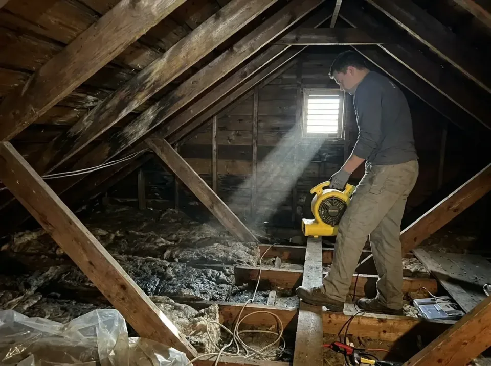 attic-water-damage-drying-proc-007 — frequently asked questions, Emergency Water Extraction & 24/7 Flood Response in Flander…